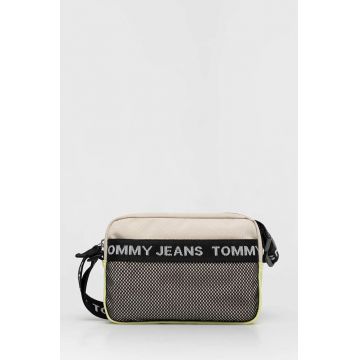 Tommy Jeans borseta culoarea bej