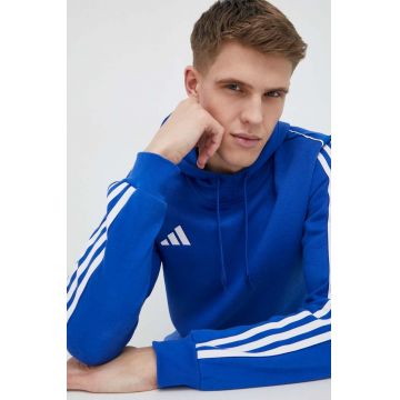 adidas Performance bluză trening Tiro 23 cu glugă, cu imprimeu