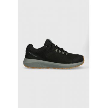 Columbia pantofi Trailstorm Crest Waterproof barbati, culoarea negru