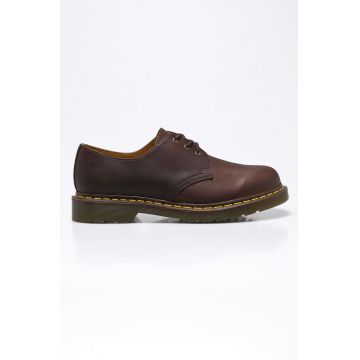 Dr. Martens pantofi de piele întoarsă 1461 bărbați, culoarea maro 11838201.1461.MEN-GAUCHO