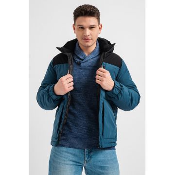 Jack & Jones - Geaca matlasata cu gluga Otto