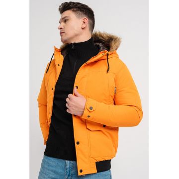 Jack & Jones - Geaca parka cu gluga si vatelina Winner