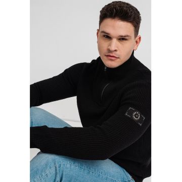 Jack & Jones - Pulover cu fenta cu fermoar Paul