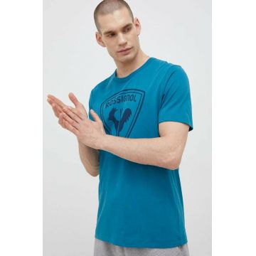 Rossignol tricou din bumbac culoarea verde, cu imprimeu