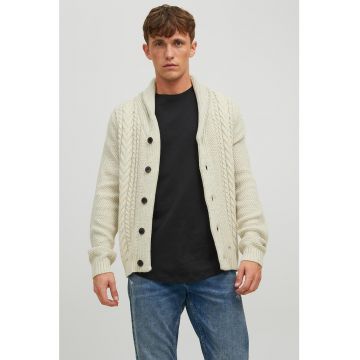 Jack & Jones - Cardigan cu torsade si nasturi