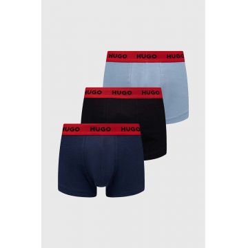 HUGO boxeri 3-pack bărbați, culoarea negru 50469766