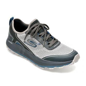 Pantofi sport SKECHERS gri, GO RUN PULSE TRAIL, din material textil