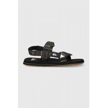 Quiksilver sandale barbati, culoarea negru Quiksilver sandale barbati, culoarea negru