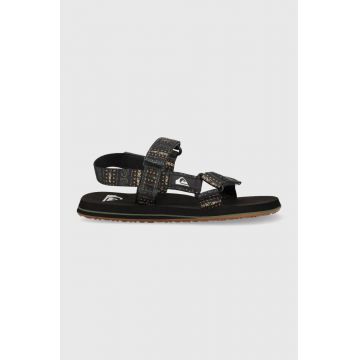 Quiksilver sandale barbati, culoarea negru