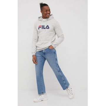 Fila bluza barbati, culoarea gri, cu imprimeu