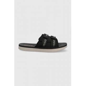 HUGO papuci barbati, culoarea negru