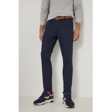 Medicine pantaloni barbati, culoarea albastru marin, drept