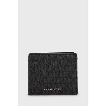 Michael Kors portofel barbati, culoarea negru