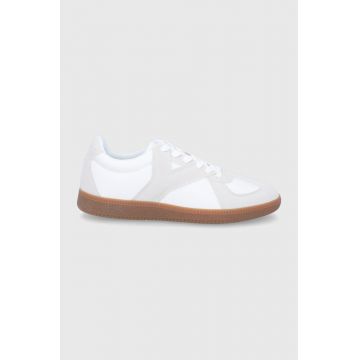 Sisley pantofi culoarea alb