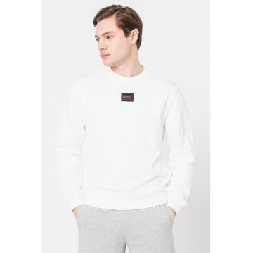 Bluza sport din bumbac cu decolteu la baza gatului Diragol