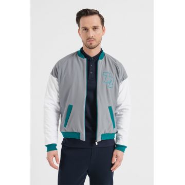 Jacheta bomber cu maneci raglan