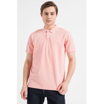 Tricou polo regular fit din bumbac