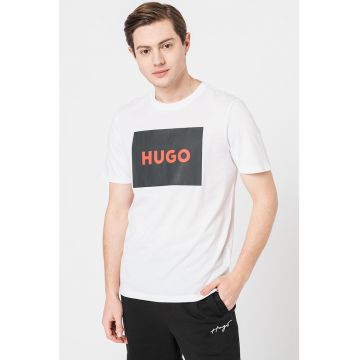 Tricou regular fit cu aplicatie logo Dulive