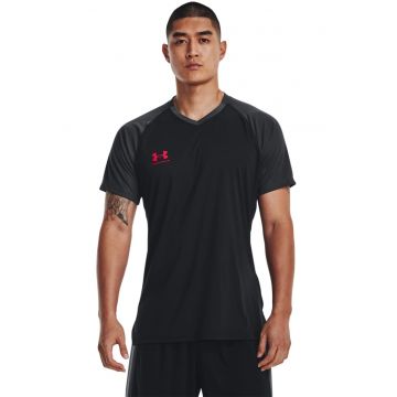 Tricou slim fit cu decolteu in V - pentru fotbal Accelerate