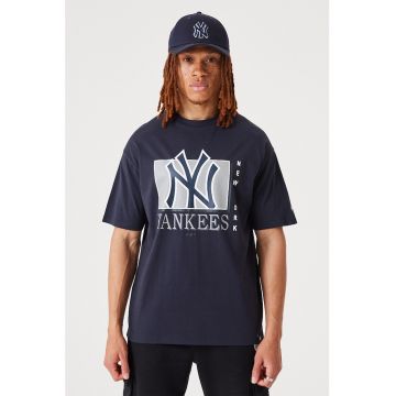 Tricou supradimensionat cu maneci cazute New York Yankees