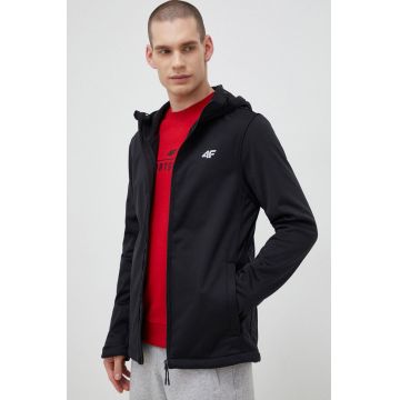 4F geaca sport culoarea negru, de tranzitie