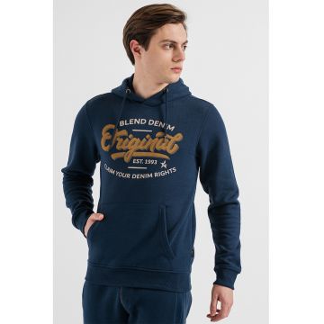 Hanorac regular fit cu buzunar kangaroo
