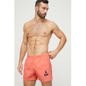 Helly Hansen pantaloni scurți de baie culoarea portocaliu 34031-599
