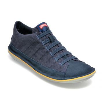 Pantofi CAMPER bleumarin, 36791, din material textil si piele intoarsa