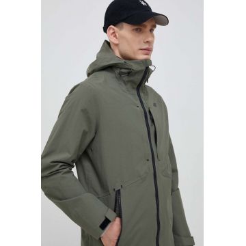 4F geaca sport culoarea verde, de tranzitie