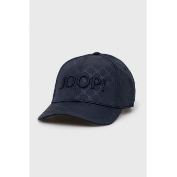 Joop! sapca culoarea albastru marin, cu imprimeu