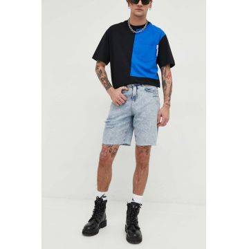 Karl Lagerfeld Jeans pantaloni scurti jeans barbati