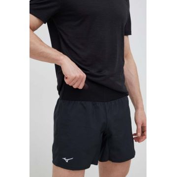 Mizuno pantaloni scurți de alergare Multi Pocket culoarea negru