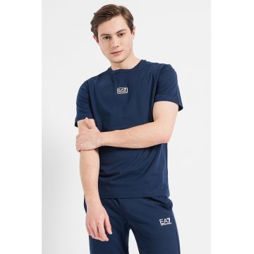 Tricou de bumbac cu aplicatie logo