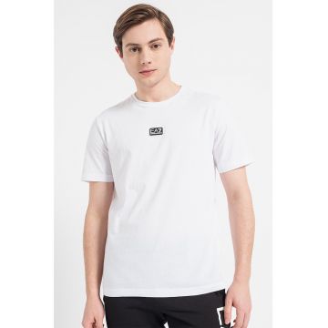 Tricou de bumbac cu aplicatie logo