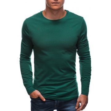 Bluza din bumbac cu decolteu la baza gatului