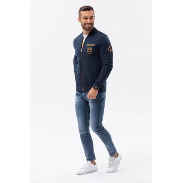 Bluza sport bomber cu fermoar