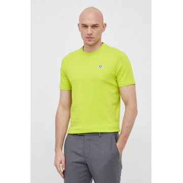 North Sails tricou din bumbac culoarea verde, neted