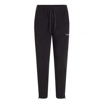 Pantaloni cu snur de ajustare si logo pentru antrenament