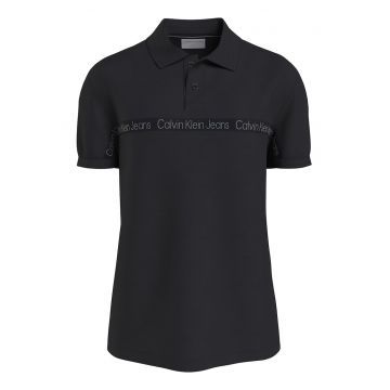 Tricou polo regular fit cu fenta cu nasturi