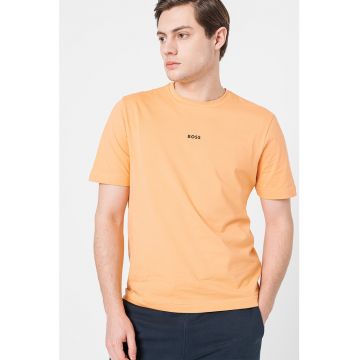 Tricou relaxed fit cu decolteu la baza gatului Chup