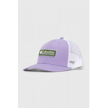Columbia șapcă culoarea violet, cu imprimeu 2032011-271