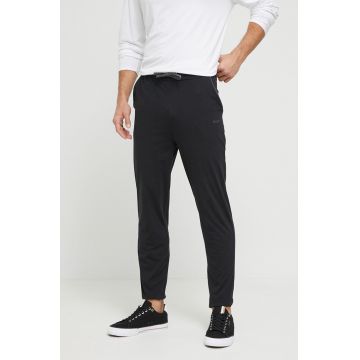 Joop! pantaloni de lounge culoarea negru, neted