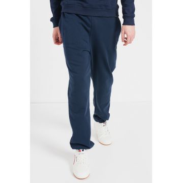 Pantaloni sport de bumbac organic cu logo discret