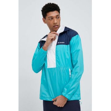 Columbia geacă outdoor Flash Challenger culoarea turcoaz, de tranzitie 1988723-327