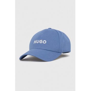 HUGO șapcă de baseball din bumbac cu imprimeu