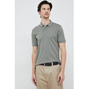 BOSS polo de bumbac neted, 50469360