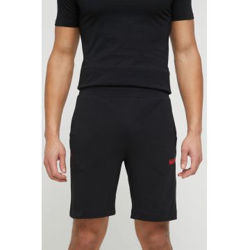HUGO pantaloni scurți de lounge culoarea negru