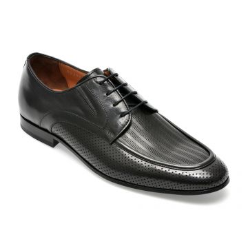 Pantofi EPICA negri, 60339, din piele naturala
