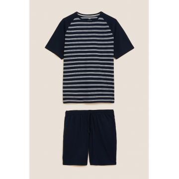 Pijama de bumbac in dungi