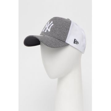 New Era șapcă culoarea gri, cu imprimeu 12523898-DKGREY New Era șapcă culoarea gri, cu imprimeu 12523898-DKGREY
